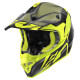 Givi 60.1 Invert Кросовий шолом ECE R22-06 XL Чорний/Титановий/Жовтий Мат