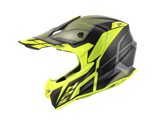 Givi 60.1 Invert Кросовий шолом ECE R22-06 XL Чорний/Титановий/Жовтий Мат