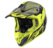 Givi 60.1 Invert Кросовий шолом ECE R22-06 XL Чорний/Титановий/Жовтий Мат