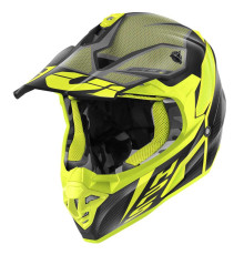 Givi 60.1 Invert Кросовий шолом ECE R22-06 XL Чорний/Титановий/Жовтий Мат