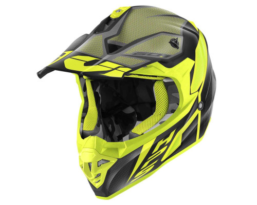 Givi 60.1 Invert Кросовий шолом ECE R22-06 XL Чорний/Титановий/Жовтий Мат