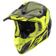 Givi 60.1 Invert Кросовий шолом ECE R22-06 XL Чорний/Титановий/Жовтий Мат