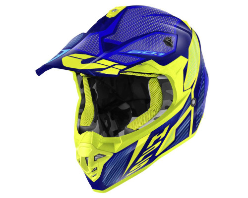 Givi 60.1 Invert Кросовий Шолом ECE R22-06 XL Синьо-Жовтий Мат