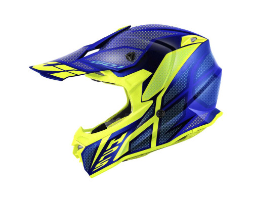 Givi 60.1 Invert Кросовий Шолом ECE R22-06 XL Синьо-Жовтий Мат