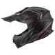 Kappa KV49 Evo Chaser Кросовий Шолом ECE 22R06 Розмір XL Чорний Сірий Червоний Матт