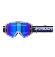 Kenny Racing Track+ Дитячі МотоОкуляри  Прозорі/Чорні Лінзи Синє Дзеркало