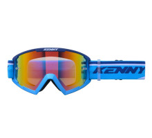 Kenny Racing Track+ Дитячі Мотогоглі Червоне Дзеркальне Скло Синій
