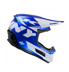 Kenny Racing Performance ERT Крос/Ендуро Шолом Графіка Candy Blue XXL (63-64 см) Синій/Білий/Чорний