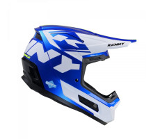 Kenny Racing Performance ERT Крос/Ендуро Шолом Графіка Candy Blue XXL (63-64 см) Синій/Білий/Чорний