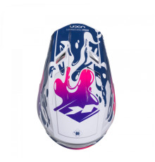 Kenny Racing Performance ERT Шолом Крос/Ендуро Графіка Fluid Розмір XXL (63-64 см) Білий/Синій/Рожевий