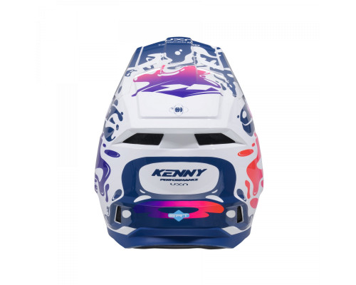 Kenny Racing Performance ERT Шолом Крос/Ендуро Графіка Fluid Розмір XXL (63-64 см) Білий/Синій/Рожевий