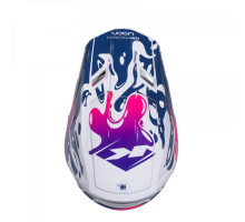 Kenny Racing Performance ERT Шолом Крос/Ендуро Графіка Fluid Розмір XXL (63-64 см) Білий/Синій/Рожевий