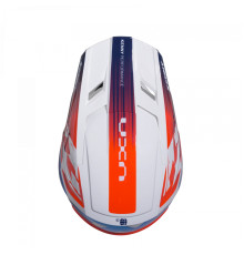 Kenny Racing Performance ERT Кросовий/Ендуро Шолом Patriot Графіка XXL (63-64 см) Білий/Червоний/Синій