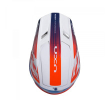 Kenny Racing Performance ERT Кросовий/Ендуро Шолом Patriot Графіка XXL (63-64 см) Білий/Червоний/Синій