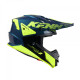 Kenny Racing Track Graphic Zoom Шолом Крос/Ендуро XL (61-62 см) Синій/Жовтий