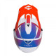 Kenny Racing Track Kid/Junior Крос/Ендуро Шолом Графіка Patriot Розмір L (51-52 см) Білий/Червоний/Синій