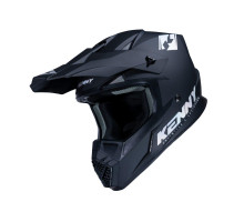 Kenny Racing Track Solid Кросовий Шолом Мат Чорний Голографічний Розмір S (55-56 см) Чорний/Сірий