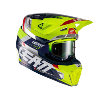 Leatt 7.5 V22 Шолом Мото Основні Характеристики Розмір XL Жовтий/Синій/Білий