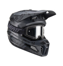 Leatt 3.5 v23 Шолом Мото з Окулярами VelociЗАДНІ4.5 Чорний Розмір XS (53-54 см)