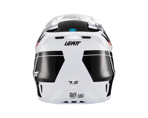 Leatt 7.5 v24 Шолом Moto з Окулярами VelociЗАДНІ4.5 Чорний/Білий/Червоний Розмір M (57-58 см)
