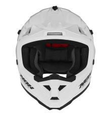 Nox N761 Дитячий Кросовий Шолом Мікрометричне Застібання Розмір XXL Білий Глянець