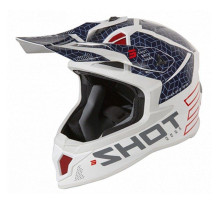 Shot Racing Lite Core Крос/Ендуро Шолом Глянцевий Синій/Червоний Розмір L