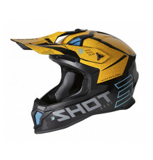 Shot Racing Lite Core Крос/Ендуро Шолом Глянцевий Чорний/Жовтий Розмір L