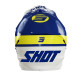 Shot Racing Furious Kid Roll Дитячий Мотошолом Глянцевий Синій/Білий/Жовтий Розмір YL