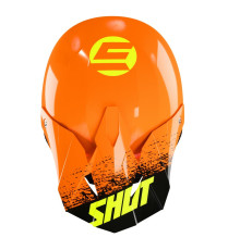 Shot Racing Furious Kid Roll Дитячий Мотоциклетний Шолом Жовтий Глянцевий Помаранчевий/Чорний/Жовтий Розмір YL
