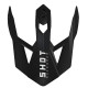 Shot Racing Lite Solid Daszek до Каски 2.0 Мат Чорний