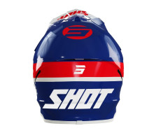Shot Racing Furious Kid Roll дитячий мотошолом глянцевий синій/білий/червоний розмір YL