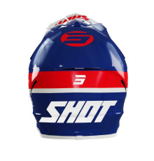 Shot Racing Furious Kid Roll дитячий мотошолом глянцевий синій/білий/червоний розмір YL