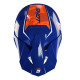 Shot Racing Furious Каска Мото Глянцева Camo Navy Orange Розмір S Синій/Білий/Помаранчевий