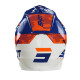 Shot Racing Furious Каска Мото Глянцева Camo Navy Orange Розмір S Синій/Білий/Помаранчевий