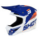 Shot Racing Furious Каска Мото Глянцева Camo Navy Orange Розмір XL Колір Синій/Білий/Помаранчевий