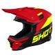 Shot Racing Furious Chase Каска Мото Матова Червоний/Жовтий/Чорний Розмір XL