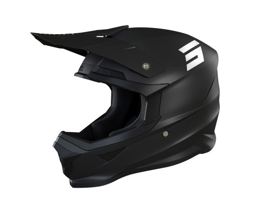 Shot Racing Furious Solid Мотошолом Мат Чорний 2.0 Розмір S