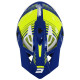 Shot Racing Kask Moto Lite Fury, шолом, легкий, глянцевий, розмір L, синій/жовтий/білий
