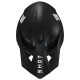 Shot Racing Kask Moto Lite Solid, шолом мотоциклетний, чорний матовий, розмір XXL