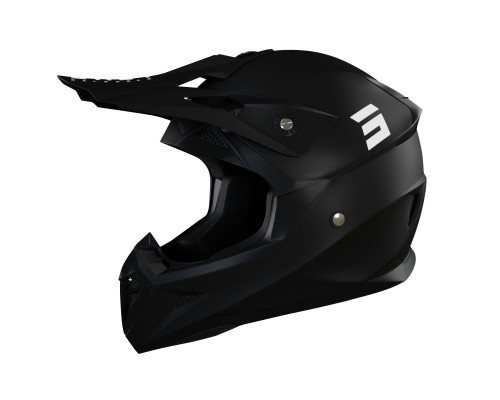 Shot Racing Pulse Solid Каска Мото Чорний Мат M