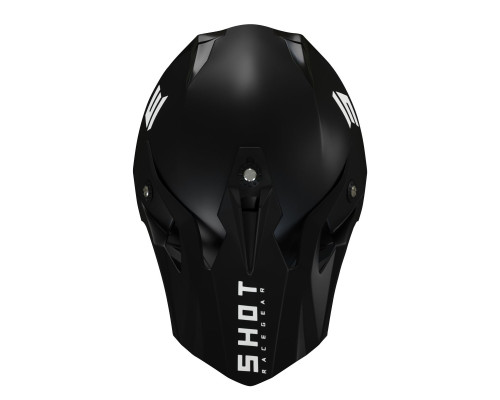 Shot Racing Pulse Solid Каска Мото Чорний Мат M
