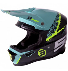 Shot Racing Furious Storm Каска Крос/Ендуро Glossy Колір Зелений/Жовтий Fluo Розмір M