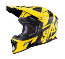 Shot Striker Каска Мото Неон Жовтий Fluo/Чорний Розмір XS