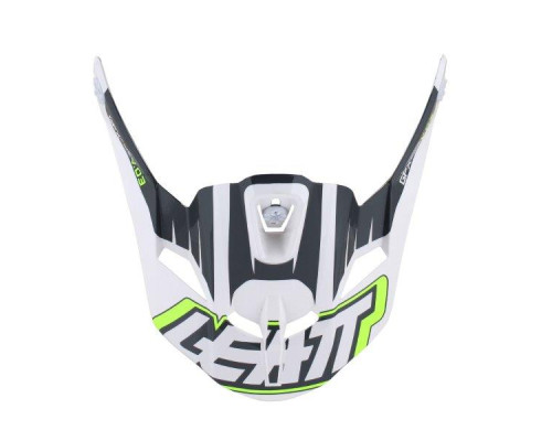 Leatt GPX 5.5 V03 Козирок для шолома Запасні частини Розмір M-XXL Чорний/Білий/Лимонний