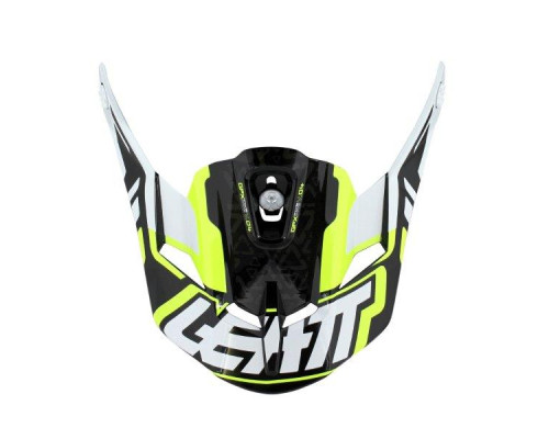 Leatt GPX 5.5 V04 Козирок для шолома Запасні частини Розмір M-XXL Жовтий/Чорний/Білий