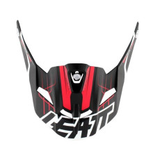 Leatt GPX 6.5 Daszek до Каски Карбон V01 Запасні Частини Розмір M-XXL Червоний/Сірий/Білий