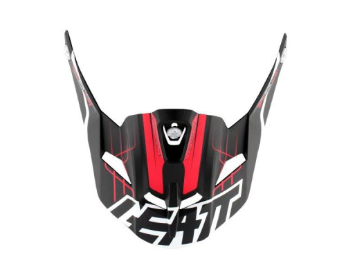 Leatt GPX 6.5 Daszek до Каски Карбон V01 Запасні Частини Розмір M-XXL Червоний/Сірий/Білий