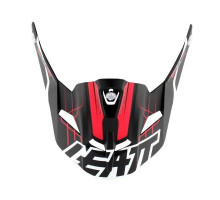 Leatt GPX 6.5 Daszek до Каски Карбон V01 Запасні Частини Розмір M-XXL Червоний/Сірий/Білий