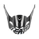 Leatt GPX 6.5 Козирок для шолома Карбон M-XXL Срібний/Сірий/Білий