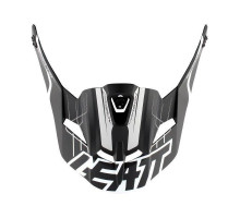 Leatt GPX 6.5 Козирок для шолома Карбон M-XXL Срібний/Сірий/Білий